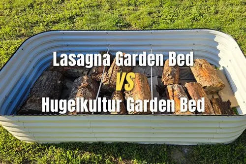 Lasagna Garden Bed vs. Hugelkultur Garden Bed | VEGEGA