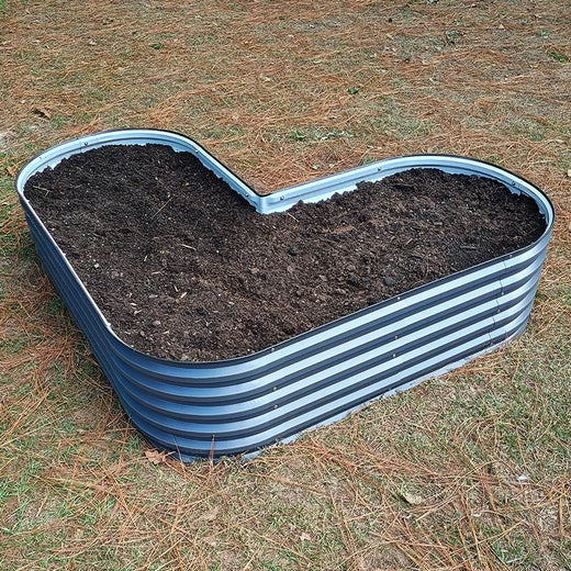 heart shaped raised garden bed-Vegega