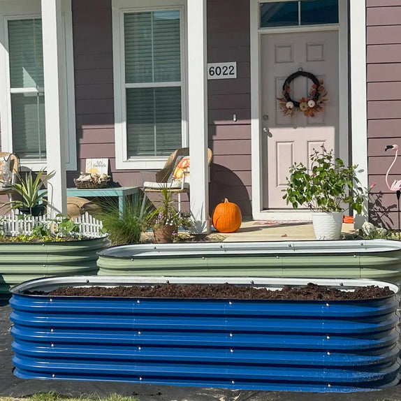 metal raised garden boxes-Vegega