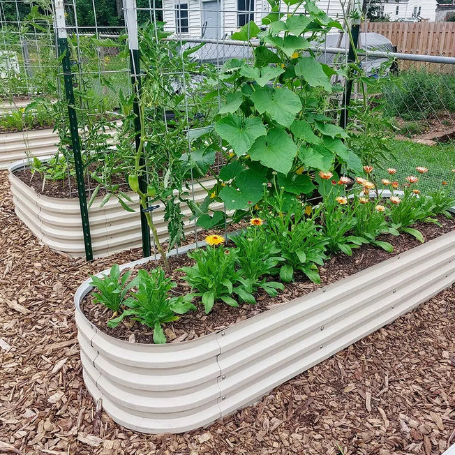 corrugated metal planter boxes-Vegega