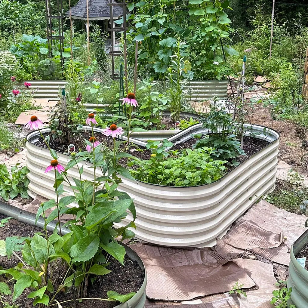 heart shaped raised bed