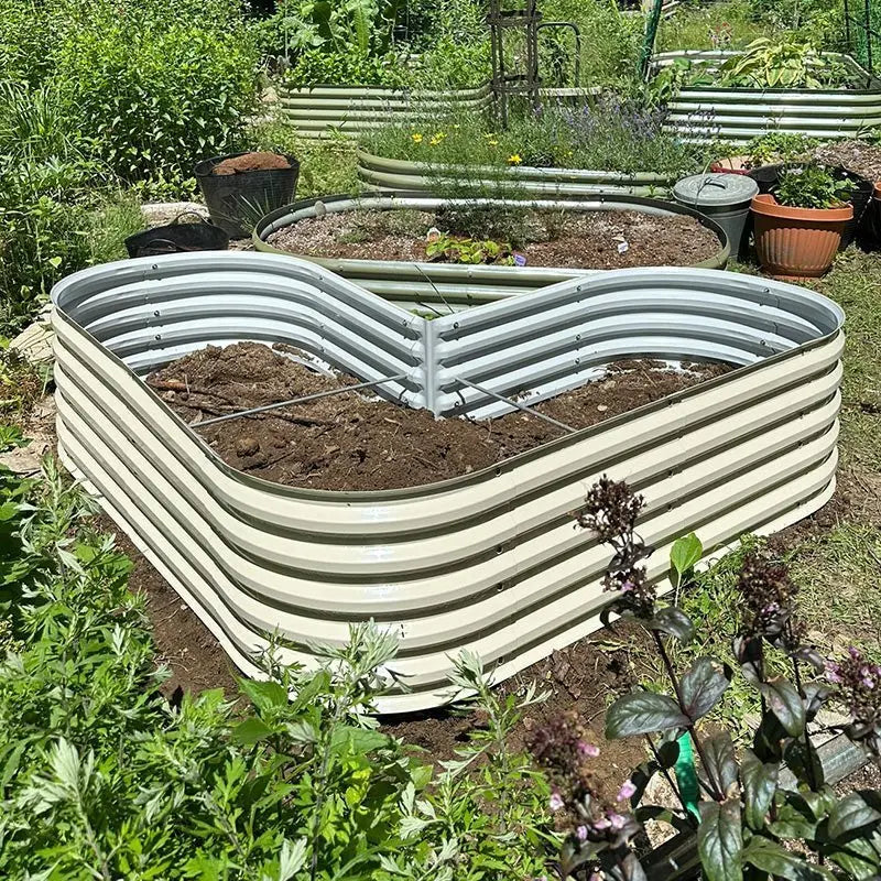 galvanized steel garden bed-Vegega