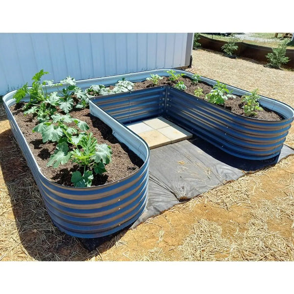 u shaped planter box-Vegega