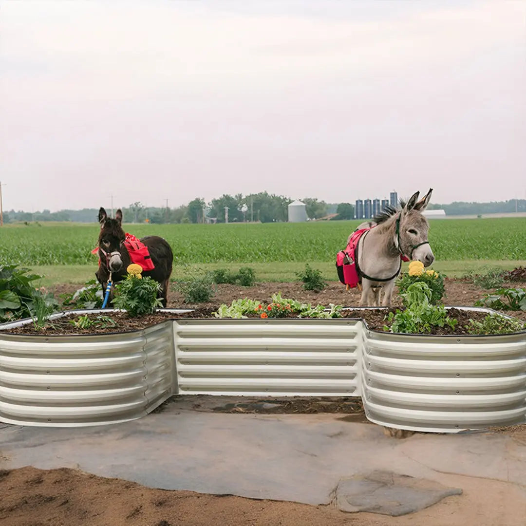 u shaped garden bed-Vegega