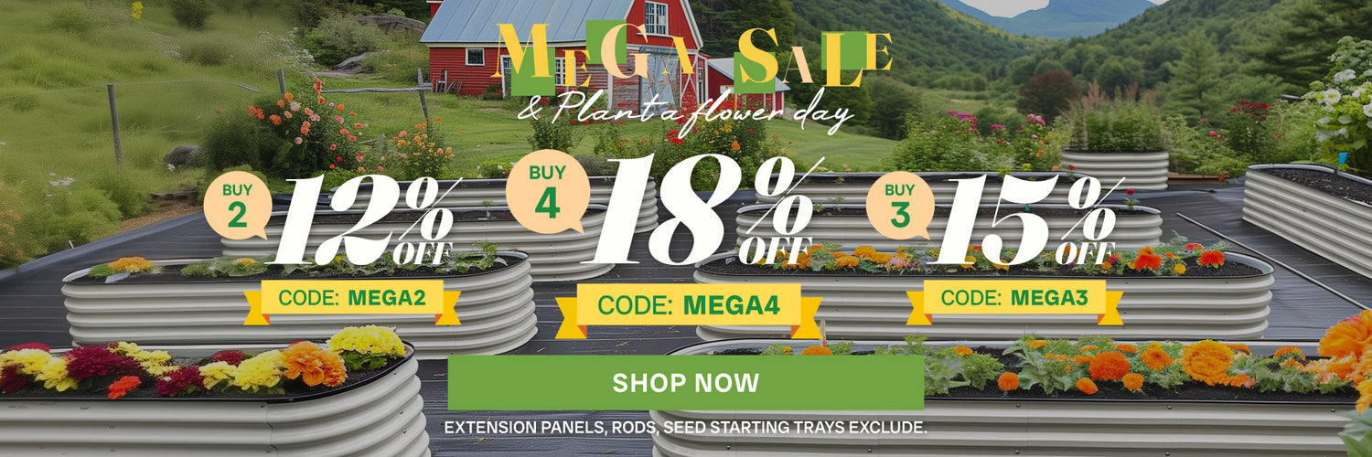 mega sale for metal raised garden beds Vegega