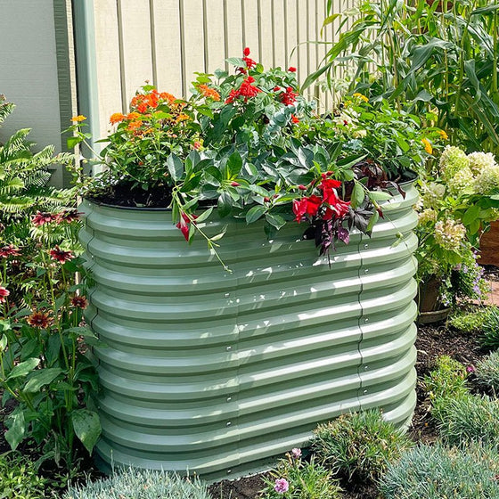 flowery garden beds-Vegega