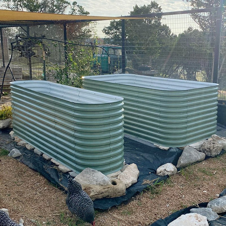 galvanized steel raised beds-Vegega