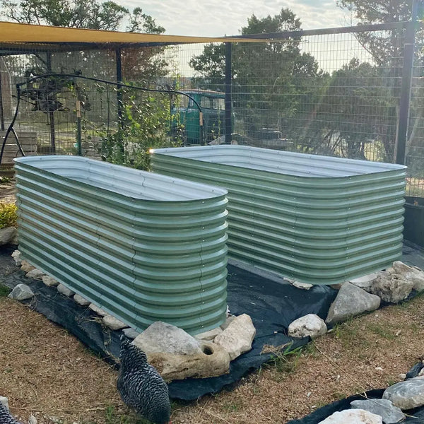 galvanized steel raised beds-Vegega