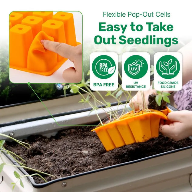 seedling starter trays pop-out cells