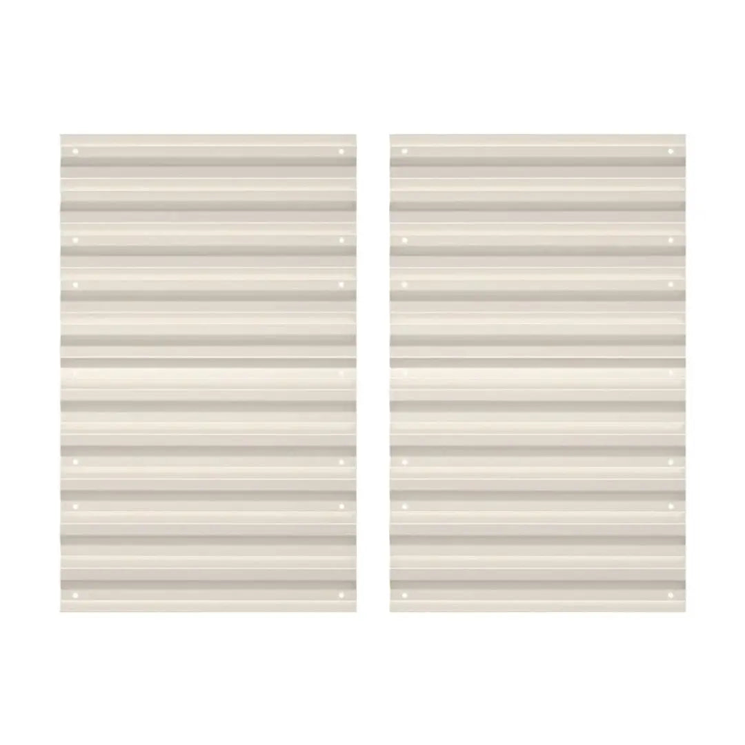 32-inch high white metal sheets-Vegega