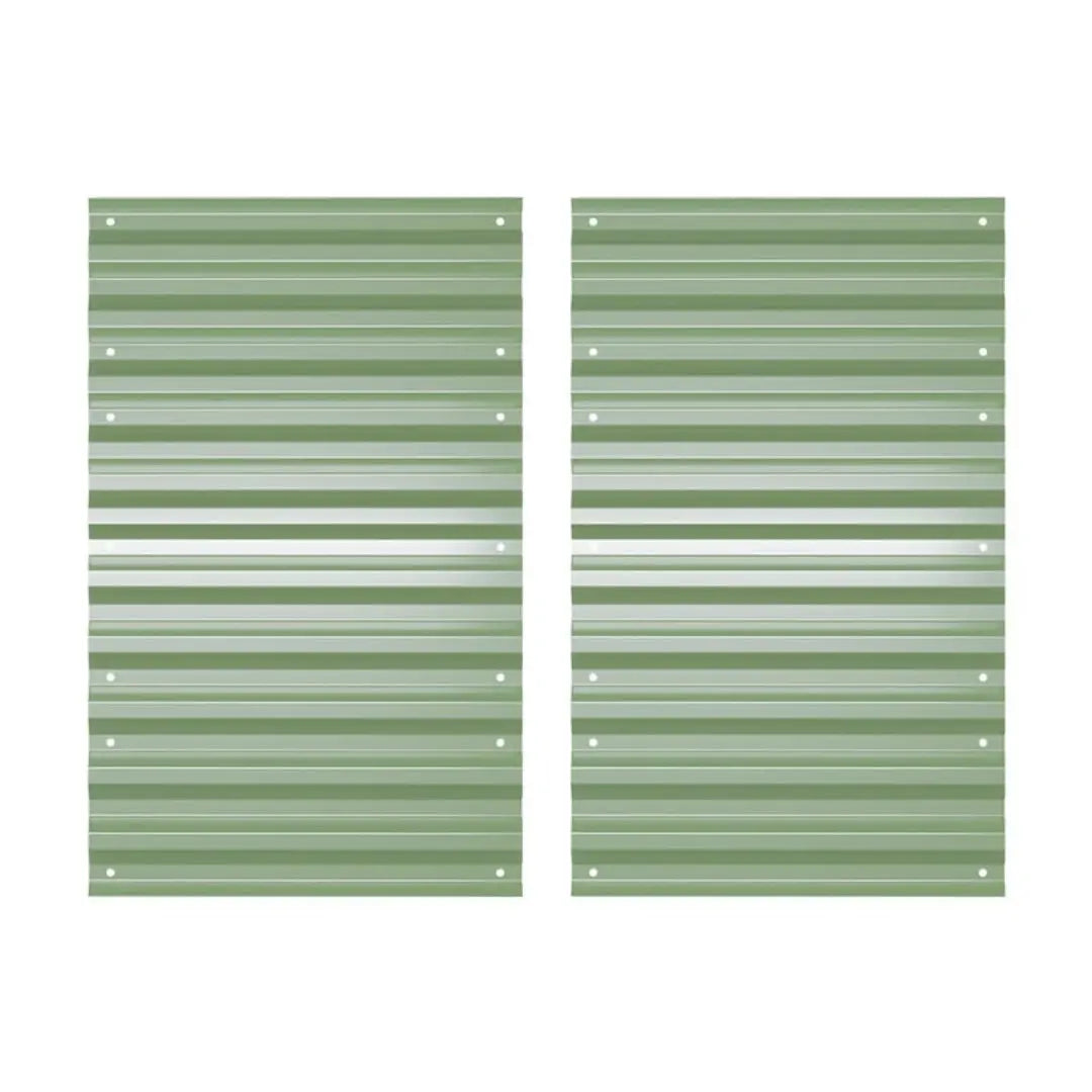 32-inch high green metal sheets-Vegega