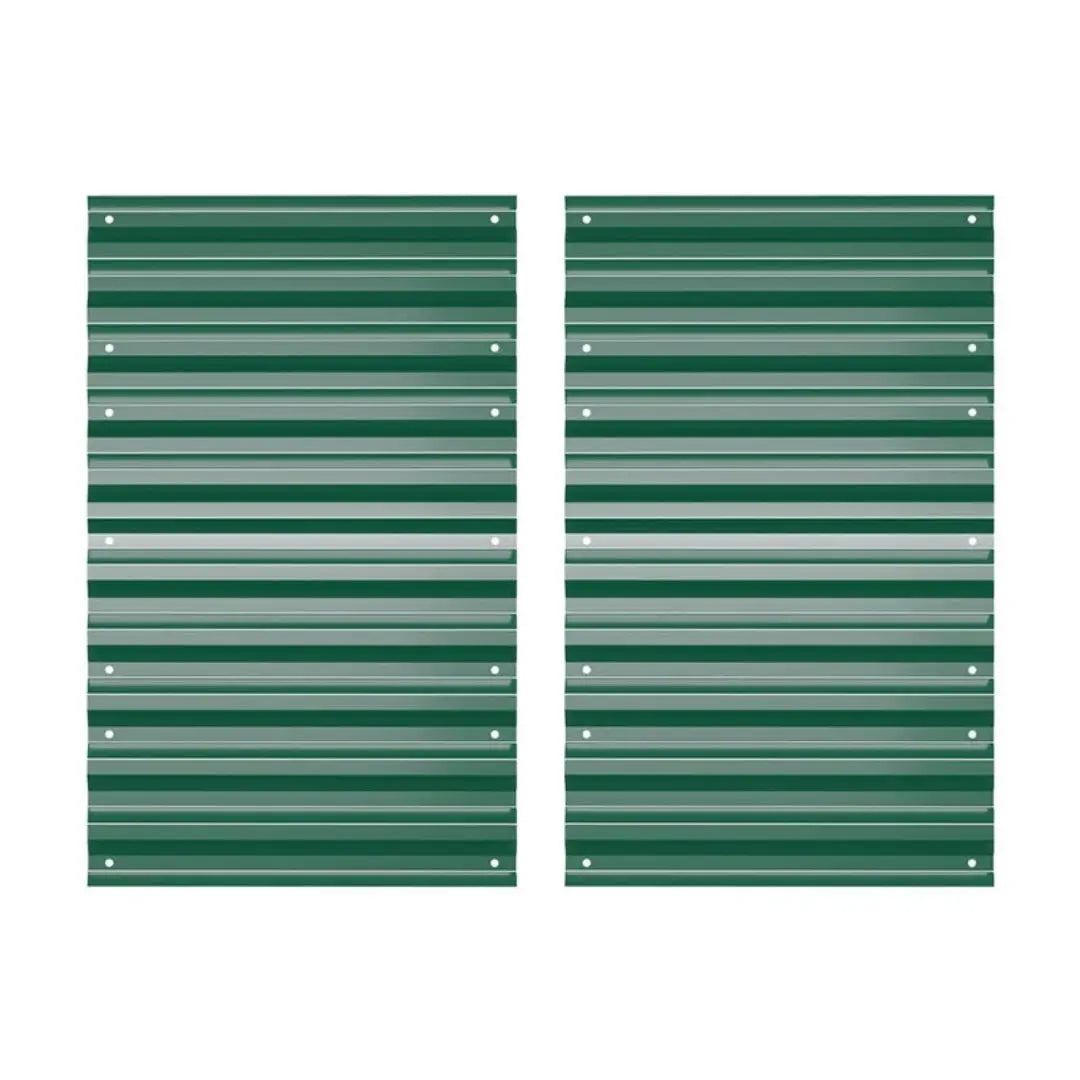 32-inch high moss green metal sheets-Vegega