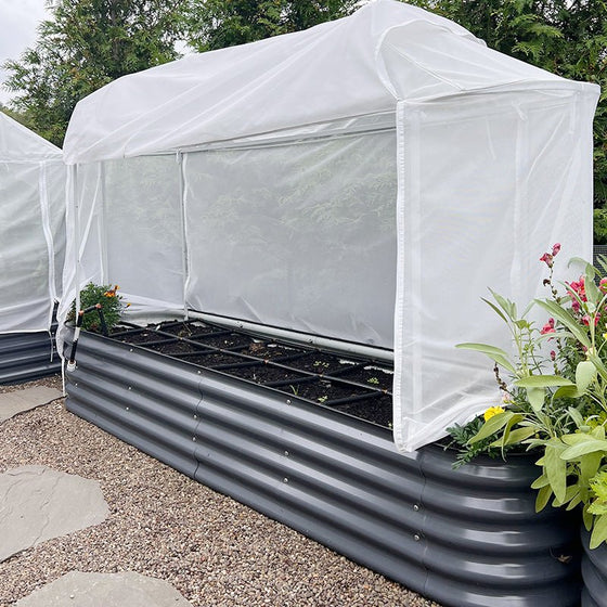 greenhouse cover for raised bed-Vegega