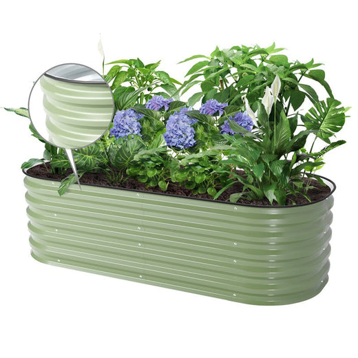 17-inch tall garden box green-Vegega