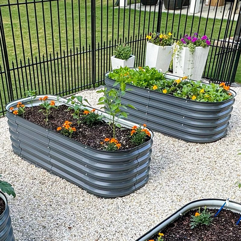 metal garden boxes-Vgegega