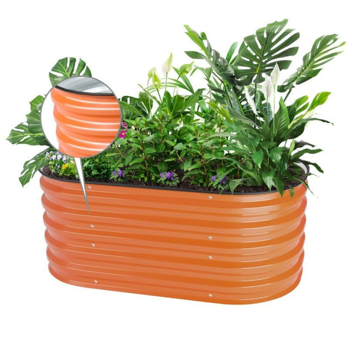 17-inch garden bed orange-Vegega