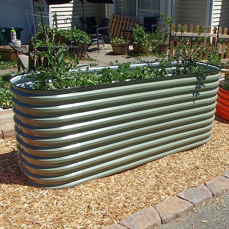 【Upgrade 2.0】32'' Tall 6.5'x2' Metal Raised Garden Beds (6 in 1)
