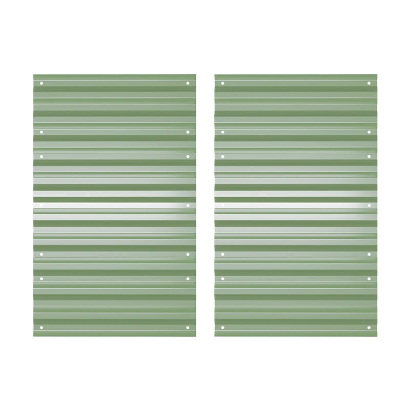 32-inch high green metal sheets-Vegega