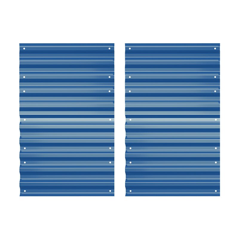 32-inch high blue metal sheets-Vegega